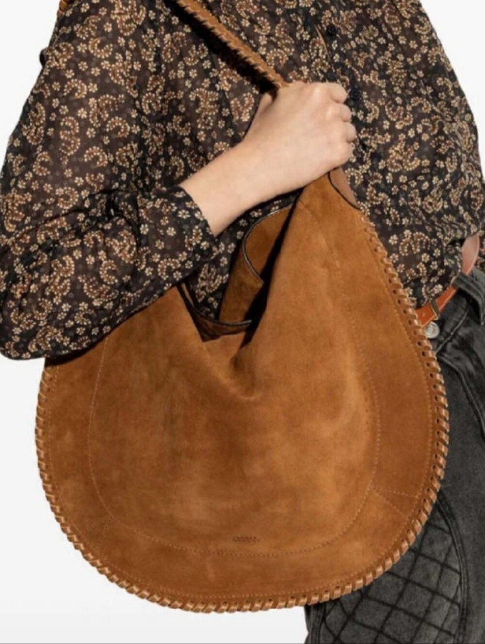 Isabel Marant Oskan Hobo Soft Color Cognac - Picture 3 of 16
